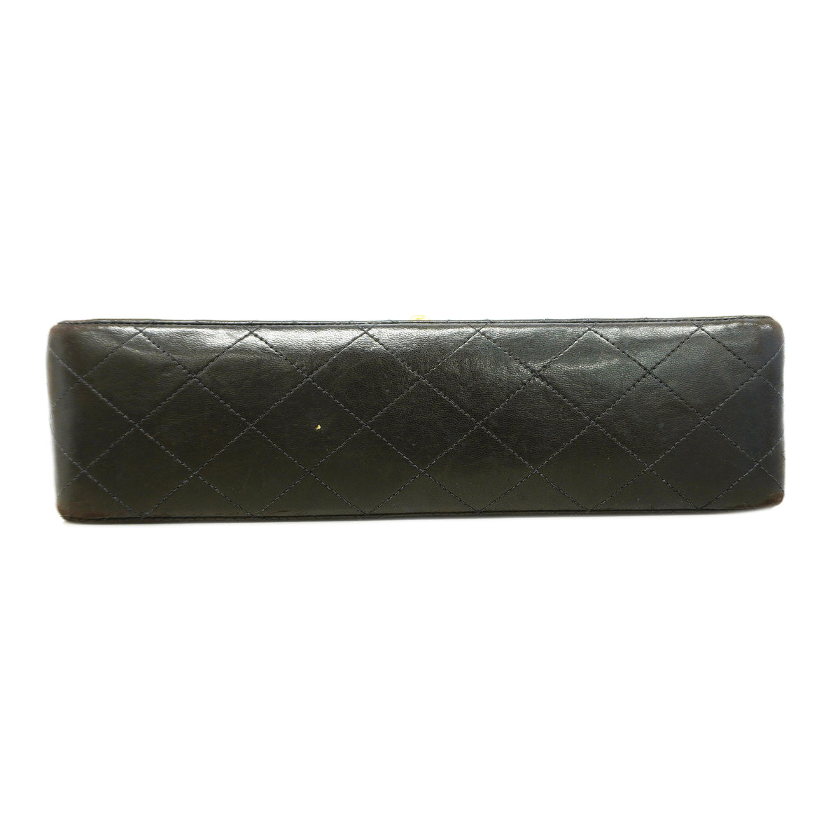 【6id5660】シャネル ショルダーバッグ マトラッセ Wフラップ Wチェーン ラムスキン ブラック ゴールド金具【中古】レディース