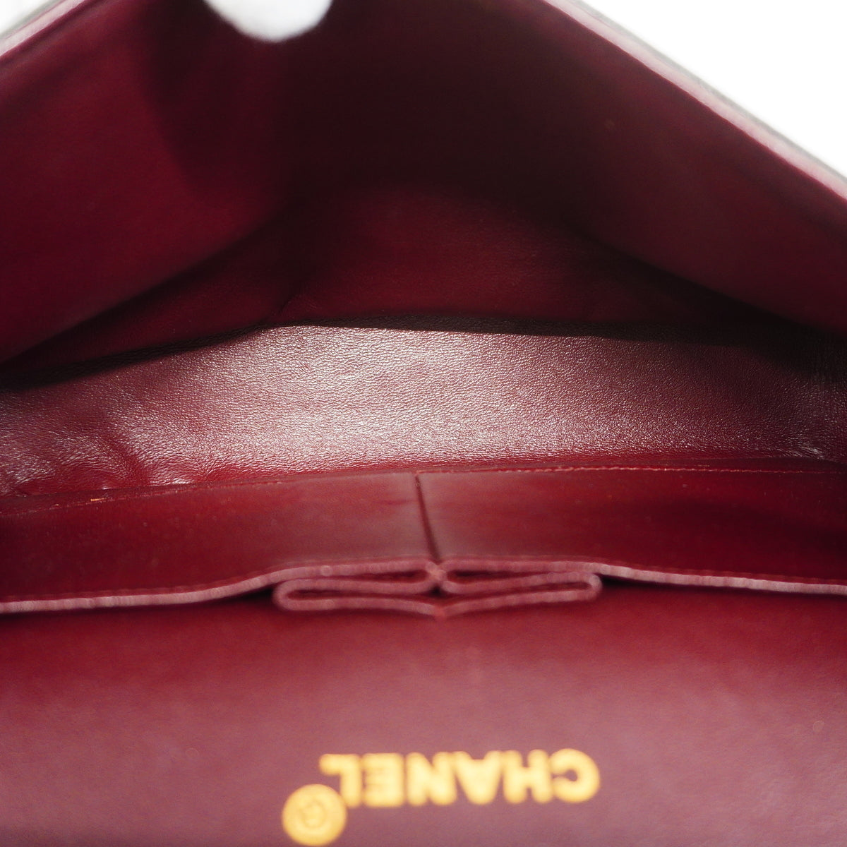 【6id5660】シャネル ショルダーバッグ マトラッセ Wフラップ Wチェーン ラムスキン ブラック ゴールド金具【中古】レディース