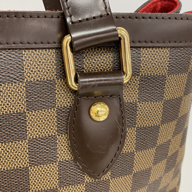 【6id5667】ルイヴィトン トートバッグ ダミエ ハムステッドPM N51205 エベヌ【中古】レディース