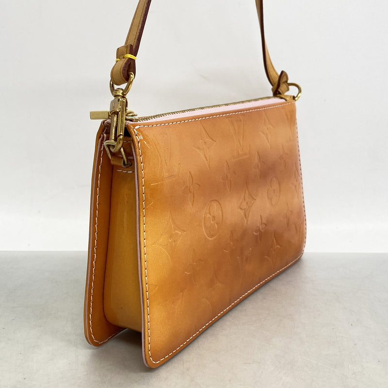 【6id5668】ルイヴィトン ポーチ ヴェルニ レキシントン M91310 ローズ【中古】レディース