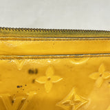【6id5669】ルイヴィトン コインケース ヴェルニ ポシェットクレNM M91738 ジョーヌパッション【中古】レディース