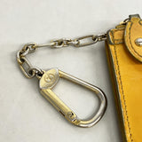 【6id5669】ルイヴィトン コインケース ヴェルニ ポシェットクレNM M91738 ジョーヌパッション【中古】レディース