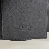 【6id5672】グッチ キーケース グッチシマ 138093 レザー ブラック シャンパンゴールド金具【中古】メンズ レディース ユニセックス