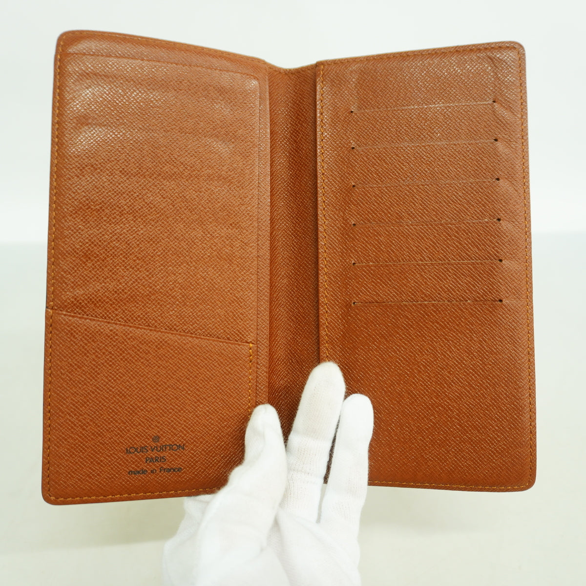 【6id5677】ルイヴィトン 長札入れ モノグラム ポルトバルールカルトクレディ M61823 ブラウン【中古】メンズ