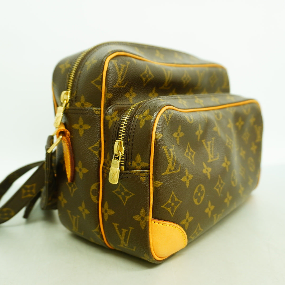 【6id5680】ルイヴィトン ショルダーバッグ モノグラム ナイル M45244 ブラウン【中古】レディース