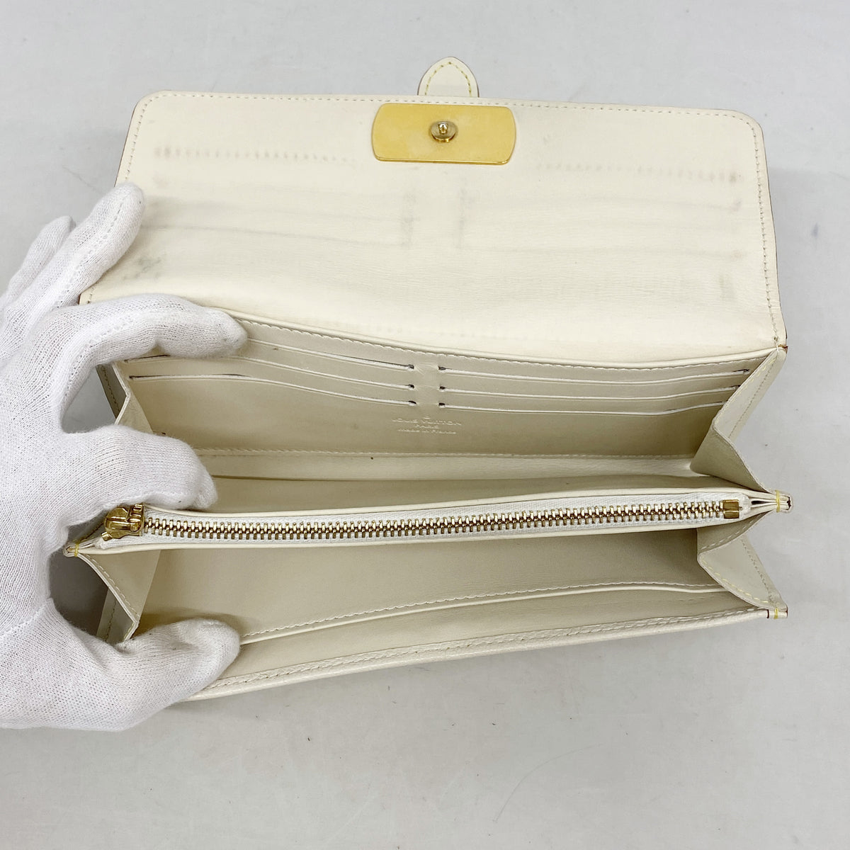 【6id5690】ルイヴィトン 長財布 スハリ ポルトフォイユルファヴォリ M95646 ブロン【中古】レディース