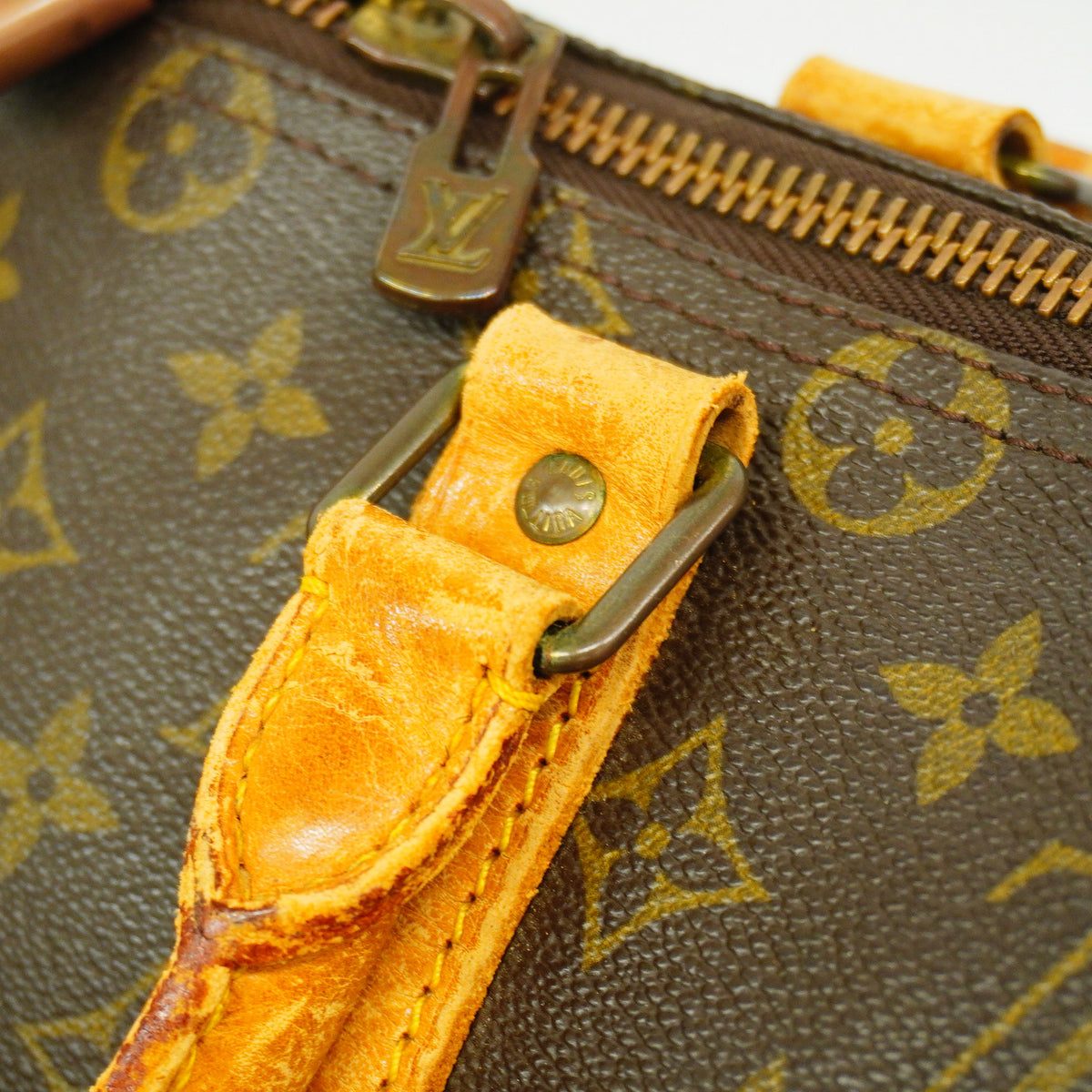 【6id5696】ルイヴィトン ボストンバッグ モノグラム キーポル45 M41428 ブラウン【中古】メンズ レディース ユニセックス