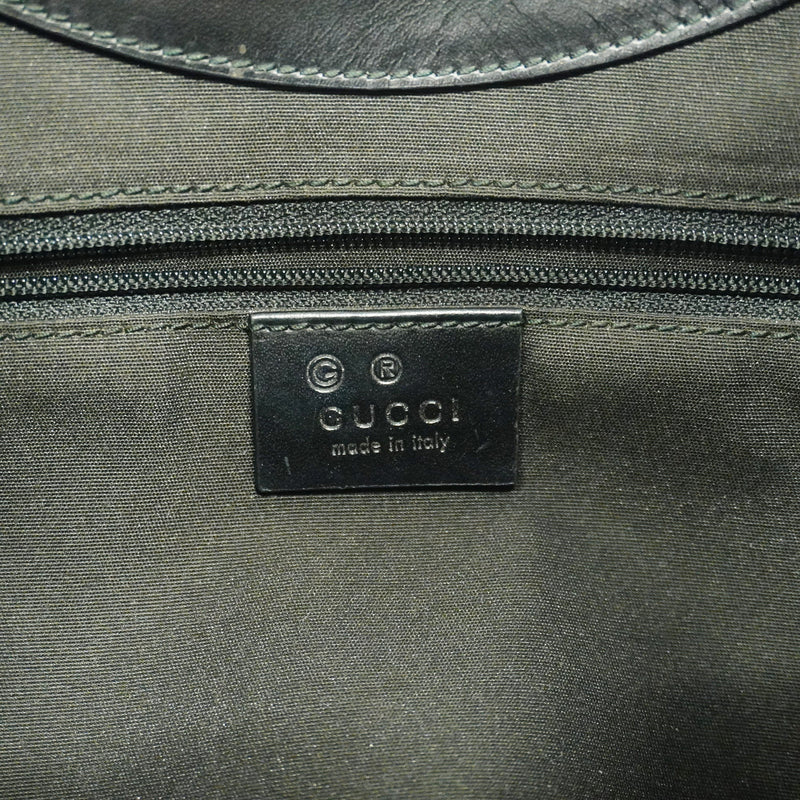 【6id5702】グッチ ショルダーバッグ GGナイロン 257265 ナイロン ブラック シャンパンゴールド金具【中古】レディース