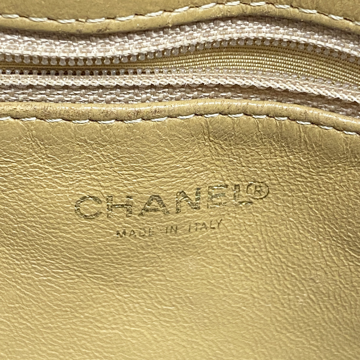 【6id5719】シャネル トートバッグ 復刻トート キャビアスキン ベージュ ゴールド金具【中古】レディース
