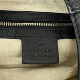 【6id5720】グッチ ショルダーバッグ ニュージャッキー 277520 レザー ブラック シャンパンゴールド金具【中古】レディース
