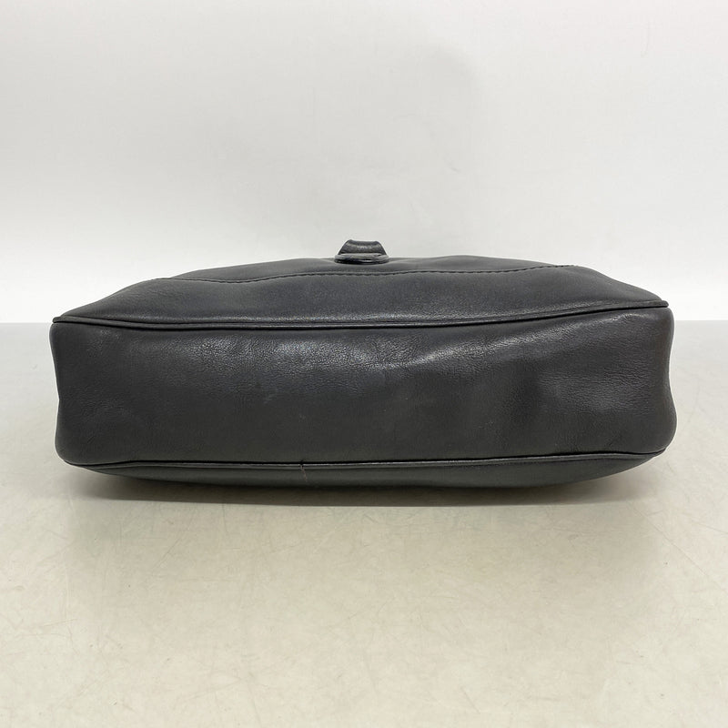 【6id5720】グッチ ショルダーバッグ ニュージャッキー 277520 レザー ブラック シャンパンゴールド金具【中古】レディース