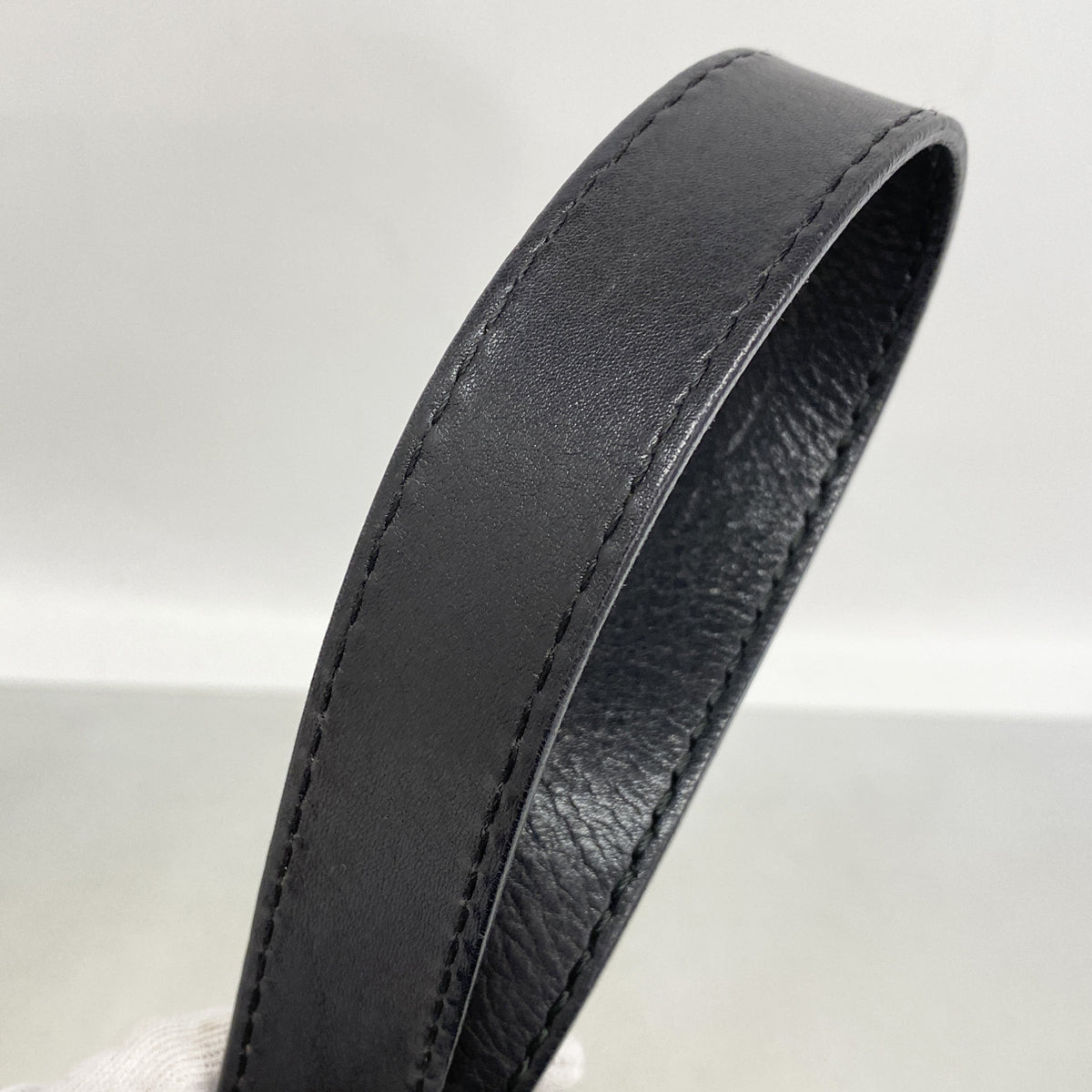 【6id5720】グッチ ショルダーバッグ ニュージャッキー 277520 レザー ブラック シャンパンゴールド金具【中古】レディース