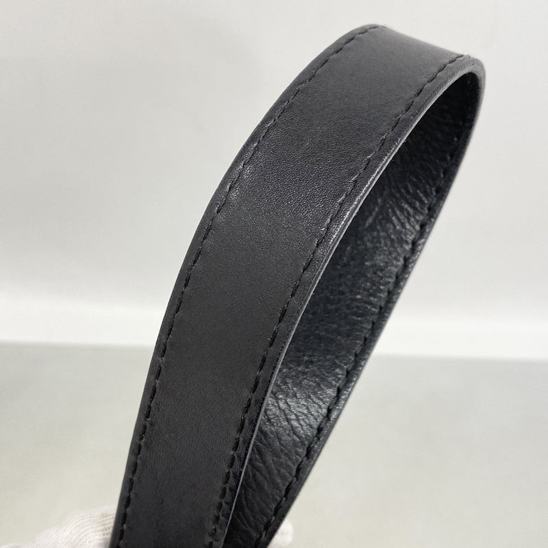 【6id5720】グッチ ショルダーバッグ ニュージャッキー 277520 レザー ブラック シャンパンゴールド金具【中古】レディース