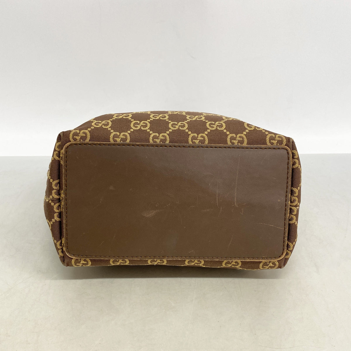 【6id5721】グッチ トートバッグ GGキャンバス 002 1099 キャンバス ブラウン シャンパンゴールド金具【中古】レディース