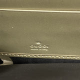 【6id5722】グッチ 長財布 グッチシマ 388680 レザー シャンパンゴールド シャンパンゴールド金具【中古】レディース
