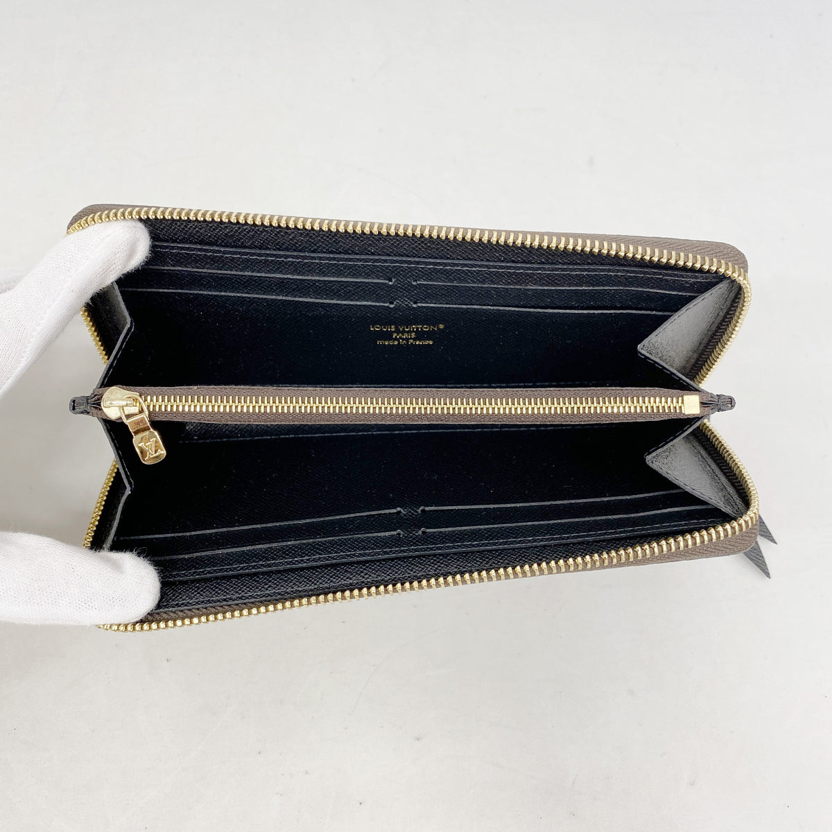 【6id5723】ルイヴィトン 長財布 モノグラム・リバース ポルトフォイユクレマンス M82336 ブラウン【中古】レディース