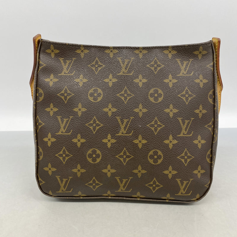 【6id5725】ルイヴィトン ショルダーバッグ モノグラム ルーピングMM M51146 ブラウン【中古】レディース
