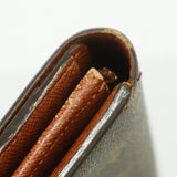 【6id5748】ルイヴィトン 長財布 モノグラム ポシェットポルトモネクレディ M61726 ブラウン【中古】レディース