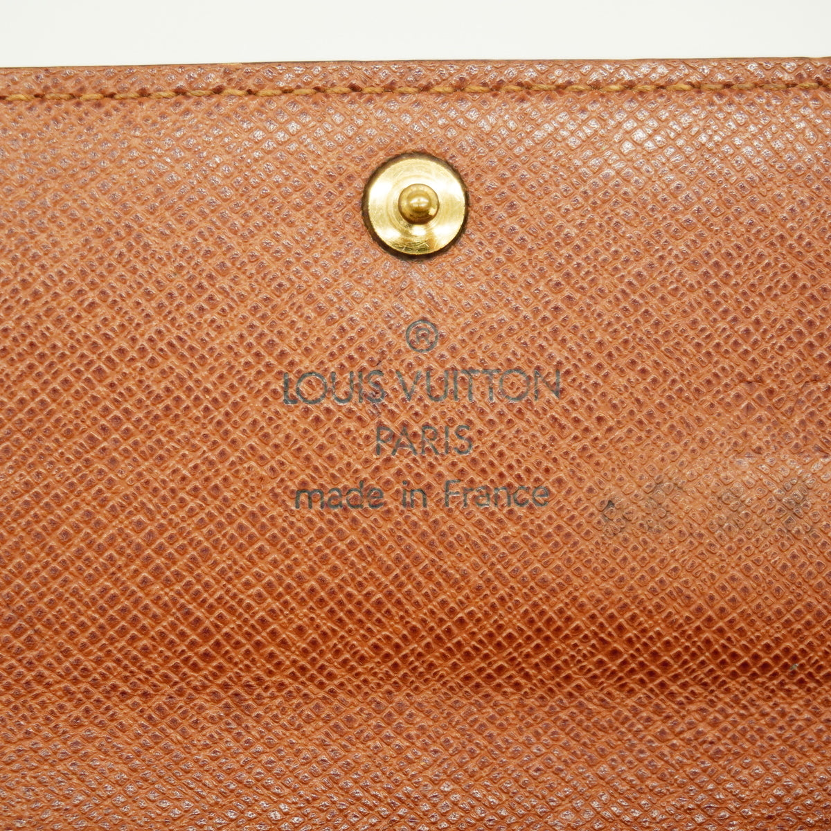 【6id5748】ルイヴィトン 長財布 モノグラム ポシェットポルトモネクレディ M61726 ブラウン【中古】レディース
