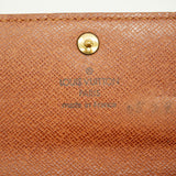 【6id5748】ルイヴィトン 長財布 モノグラム ポシェットポルトモネクレディ M61726 ブラウン【中古】レディース
