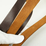 【6id5752】エルメス ショルダーバッグ エールバッグTPM トワルオフィシエ ブラウン レッド ゴールド金具 □H刻印【中古】レディース