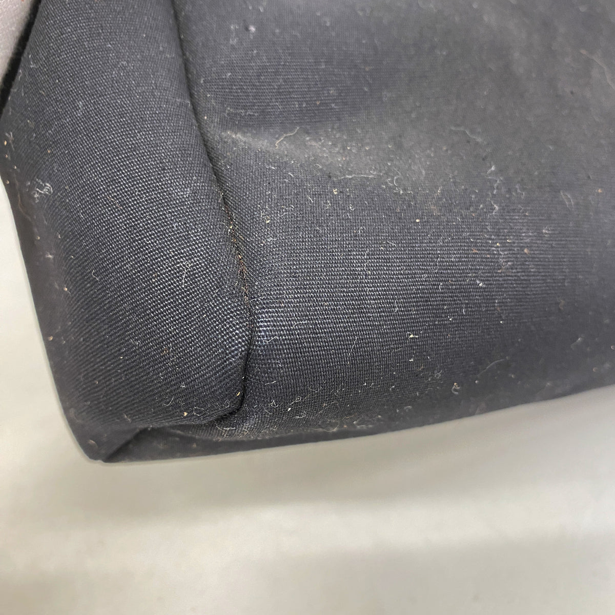【6id5763】エルメス ハンドバッグ エールバッグPM トワルオフィシエ ブラック ナチュラル シルバー金具 □G刻印 2wayバッグ【中古】レディース