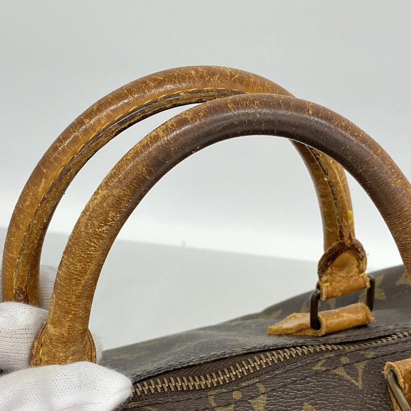 【6id5766】ルイヴィトン ハンドバッグ モノグラム スピーディ35 M41107 ブラウン【中古】レディース