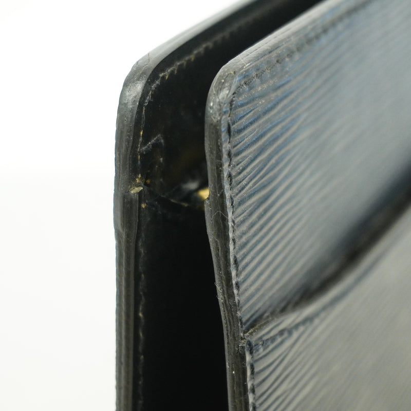 【6id5778】ルイヴィトン クラッチバッグ エピ ポシェットオム M52522 ノワール【中古】メンズ