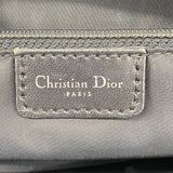 【6id5794】クリスチャンディオール トートバッグ トロッター キャンバス ブラック ベージュ シルバー金具【中古】レディース