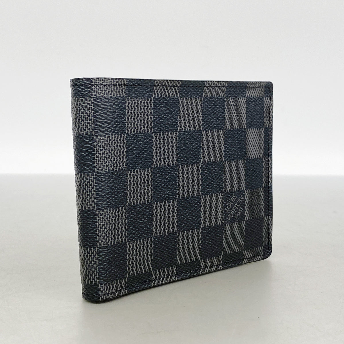 【6id5803】ルイヴィトン 財布 ダミエ・グラフィット ポルトフォイユフロリン N63074 ブラック【中古】メンズ