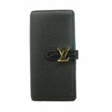 【6id5811】ルイヴィトン 長財布 LVヴェルティカルウォレット クロコダイル ノワール【中古】レディース