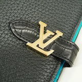 【6id5811】ルイヴィトン 長財布 LVヴェルティカルウォレット クロコダイル ノワール【中古】レディース