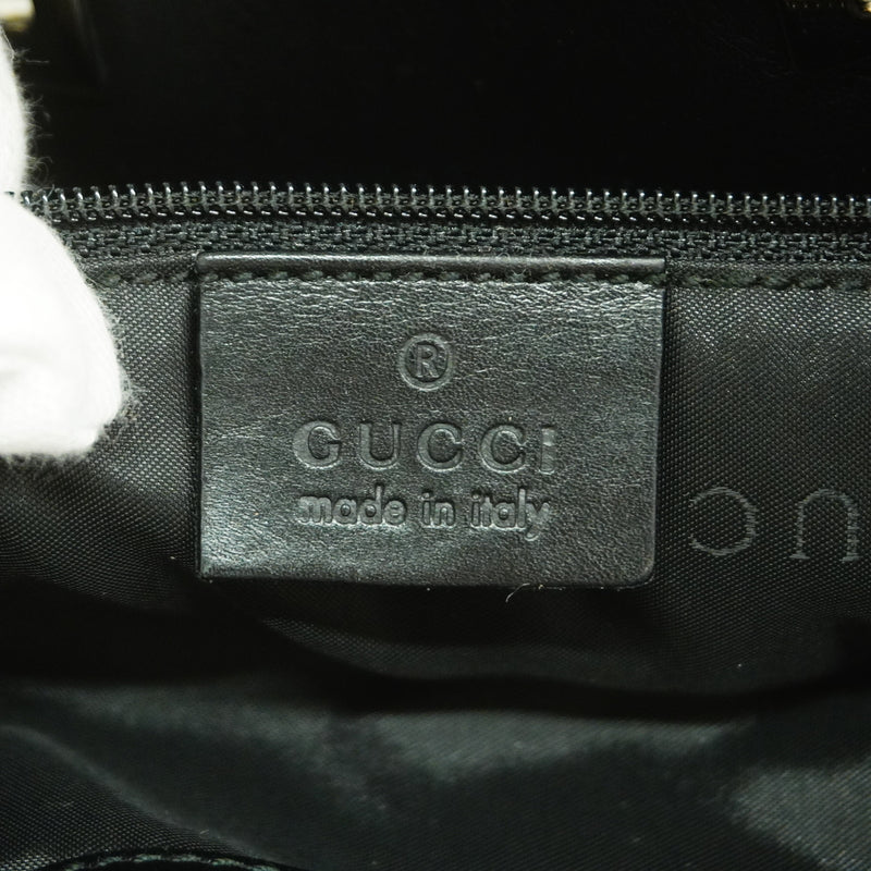 【6id5820】グッチ ショルダーバッグ GGキャンバス 001 4021 キャンバス ブラック シルバー金具【中古】レディース
