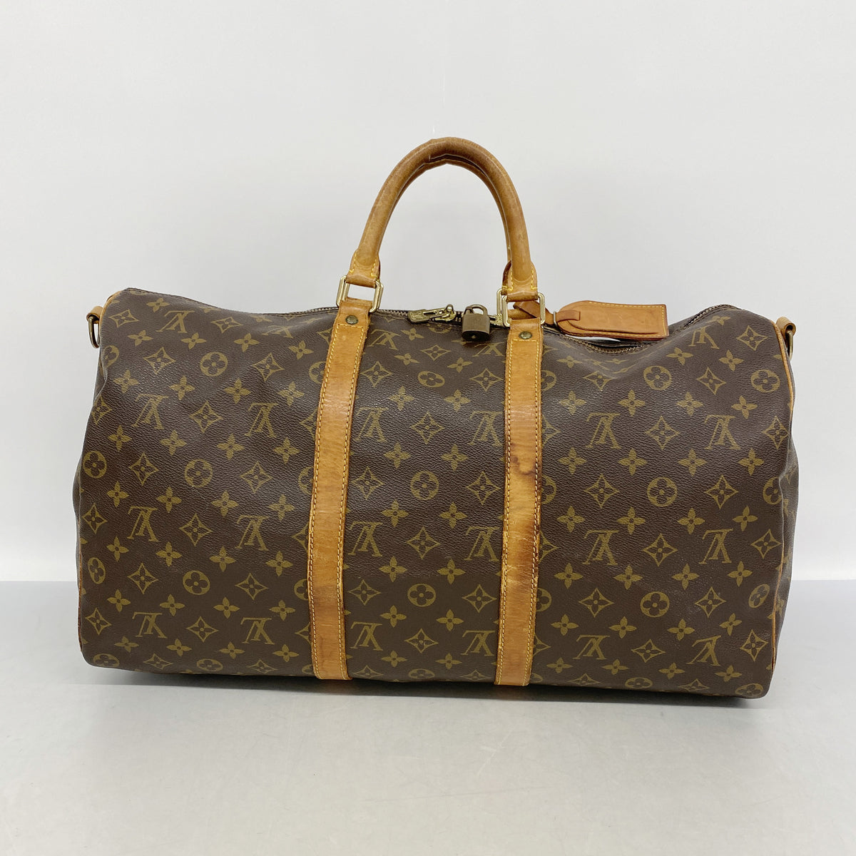 【6id5847】ルイヴィトン ボストンバッグ モノグラム キーポル50 M41426 ブラウン【中古】メンズ レディース ユニセックス