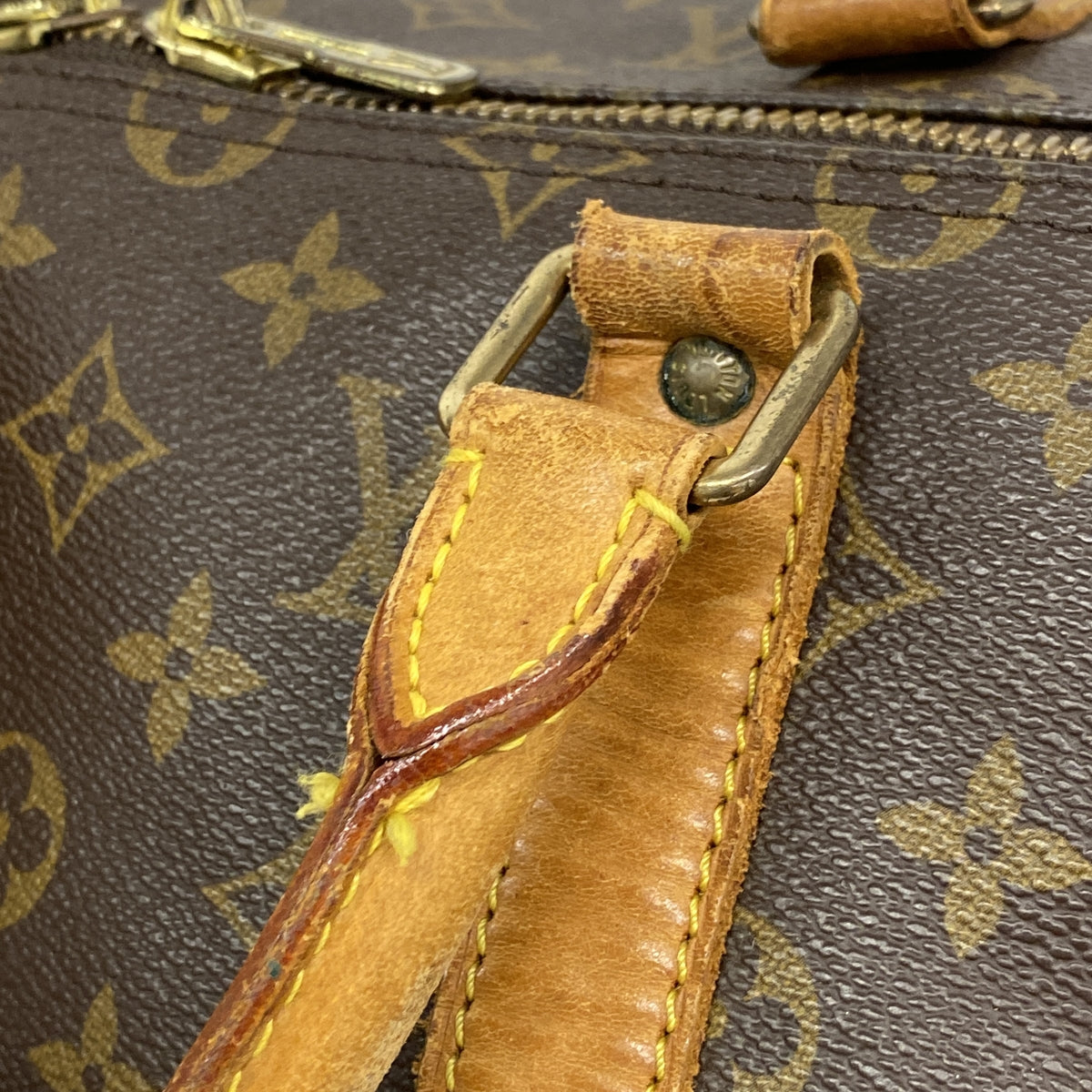 【6id5847】ルイヴィトン ボストンバッグ モノグラム キーポル50 M41426 ブラウン【中古】メンズ レディース ユニセックス