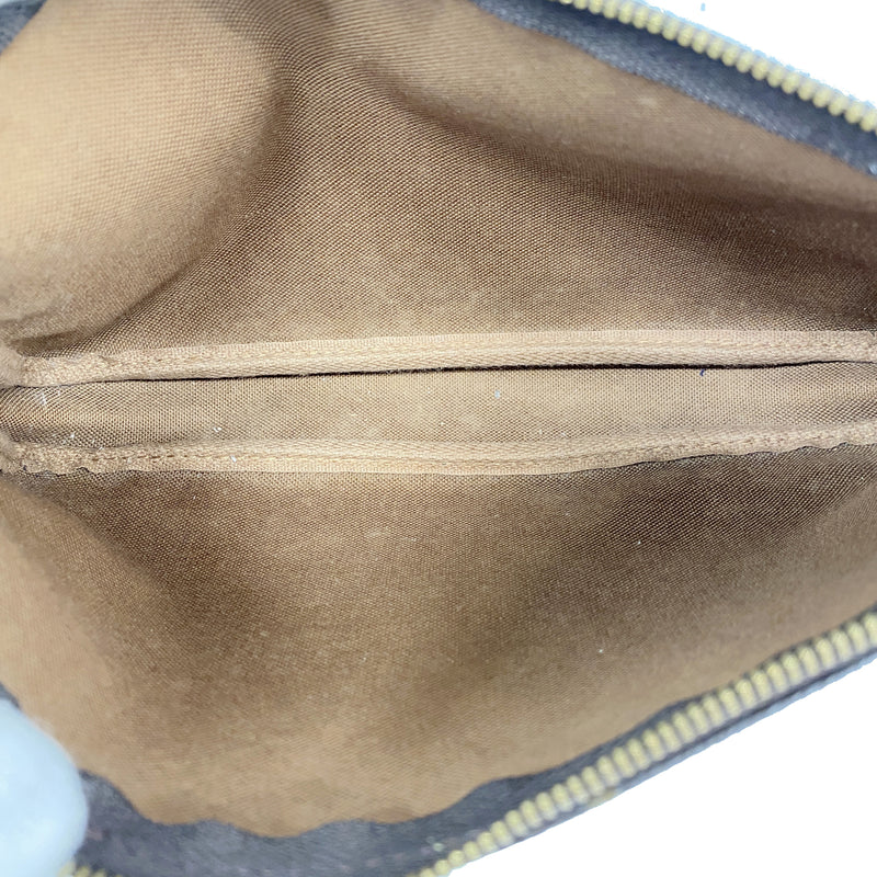 【6id5849】ルイヴィトン ポーチ モノグラム ポシェットアクセソワール M51980 ブラウン【中古】レディース