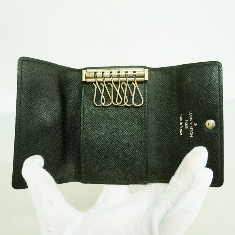 【6id5866】ルイヴィトン キーケース ダミエ・グラフィット ミュルティクレ6 N62662 ブラック【中古】メンズ