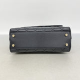 【6id5886-h】シャネル ハンドバッグ チェーンショルダー ココハンドル キャビアスキン ブラック シャンパンゴールド金具 2wayバッグ【中古】レディース