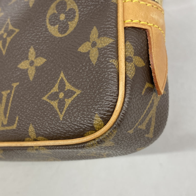 【6id5887-h】ルイヴィトン ショルダーバッグ モノグラム ポシェットマルリーバンドリエール M51828 ブラウン【中古】レディース
