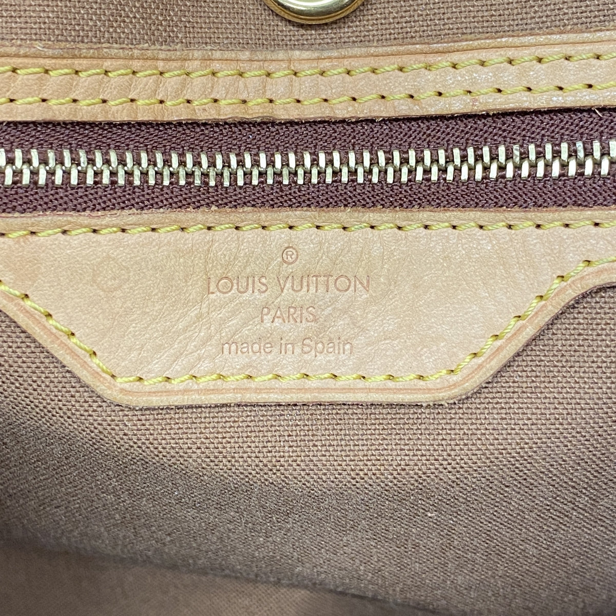 【6id5888-h】ルイヴィトン トートバッグ モノグラム バティニョールオリゾンタル M51154 ブラウン【中古】レディース