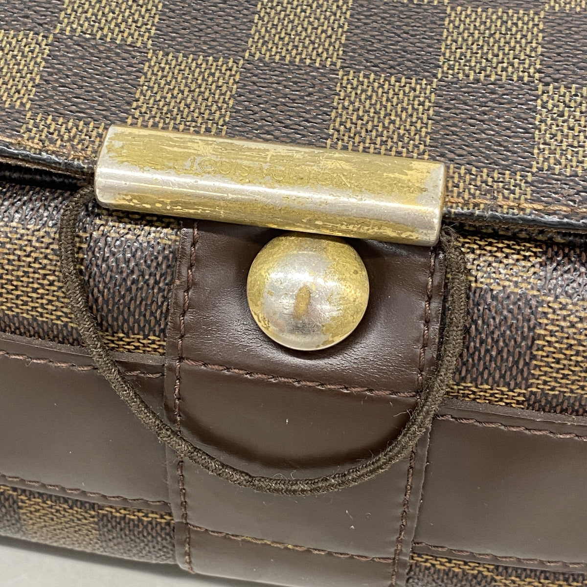 【6id5902】ルイヴィトン ショルダーバッグ ダミエ バスティーユ N45258 エベヌ【中古】レディース