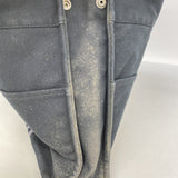 【6id5907】エルメス トートバッグ フールトゥMM キャンバス ブラック シルバー金具【中古】レディース
