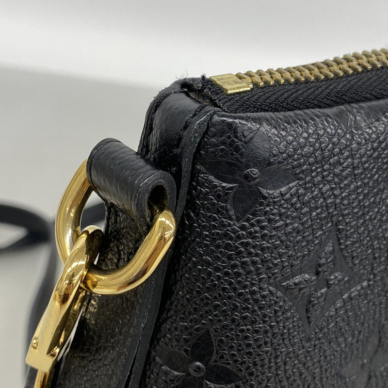 【6id5909】ルイヴィトン ハンドバッグ モノグラム・アンプラント マザリーヌMM M50643 ノワール 2wayバッグ【中古】レディース