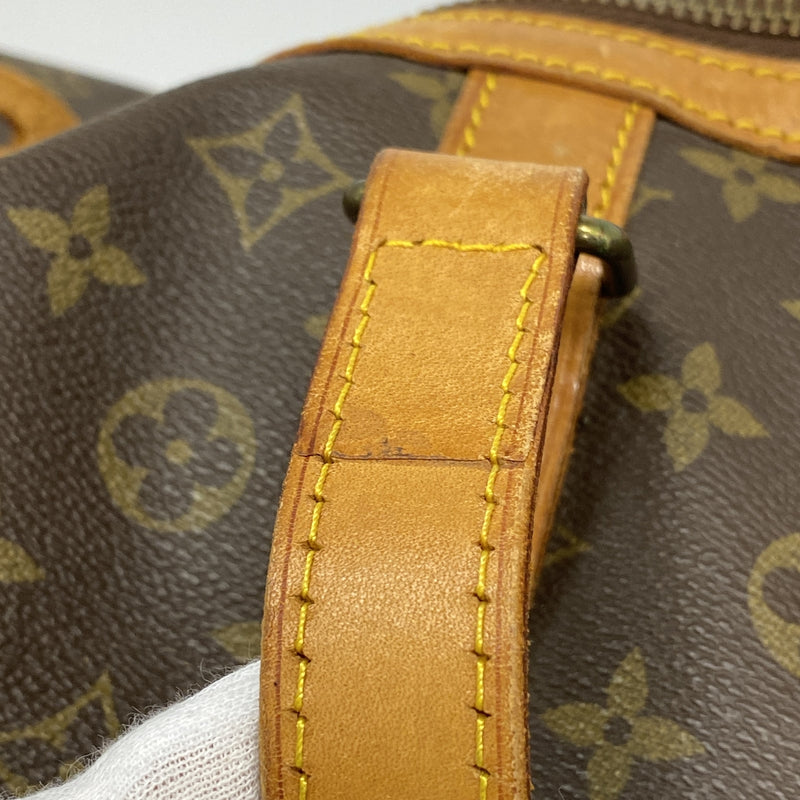 【6id5913】ルイヴィトン ボストンバッグ モノグラム サックスプール55 M41622 ブラウン【中古】メンズ レディース ユニセックス