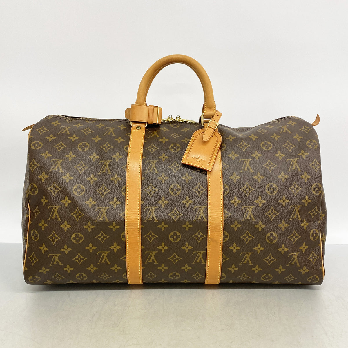 【6id5916】ルイヴィトン ボストンバッグ モノグラム キーポル50 M41426 ブラウン【中古】メンズ レディース ユニセックス