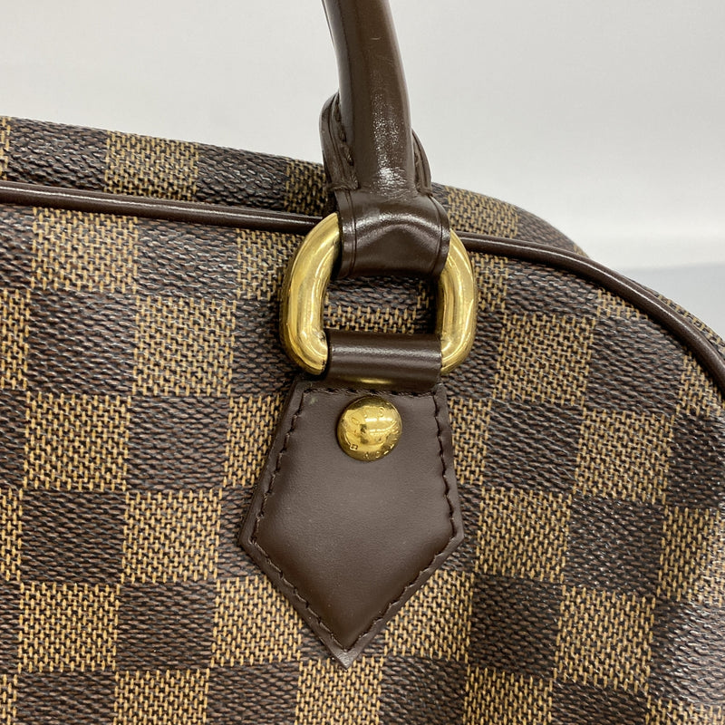 【6id5918】ルイヴィトン ハンドバッグ ダミエ ドゥオモ N60008 エベヌ【中古】レディース