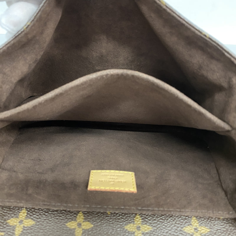 【6id5919】ルイヴィトン ハンドバッグ モノグラム ポシェットメティスMM M44875 ブラウン 2wayバッグ【中古】レディース