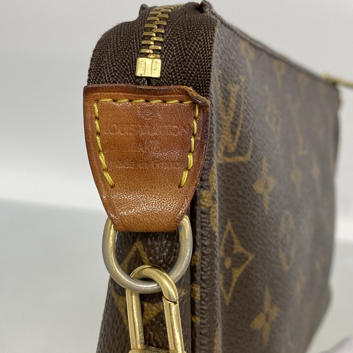 【6id5922】ルイヴィトン ショルダーバッグ モノグラム ポシェットアクセソワール M51980 ブラウン【中古】レディース