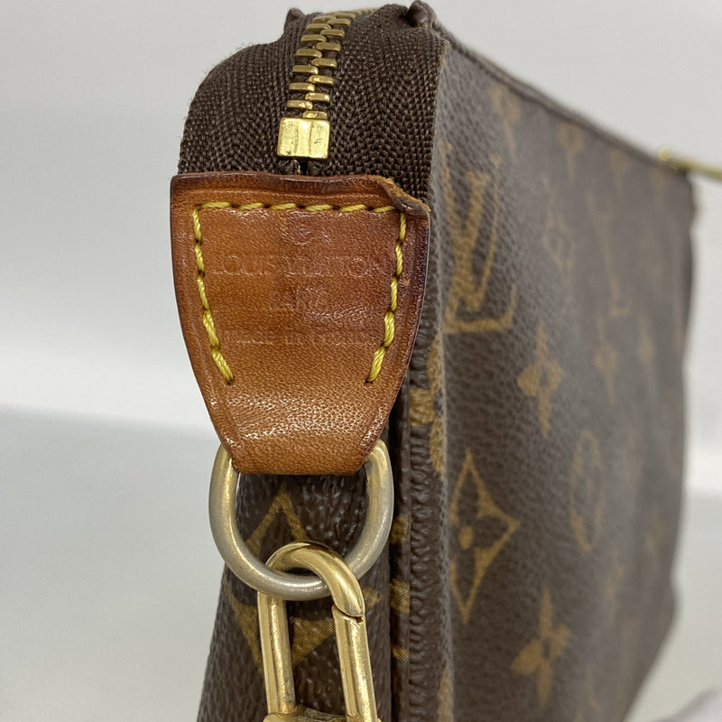 【6id5922】ルイヴィトン ショルダーバッグ モノグラム ポシェットアクセソワール M51980 ブラウン【中古】レディース