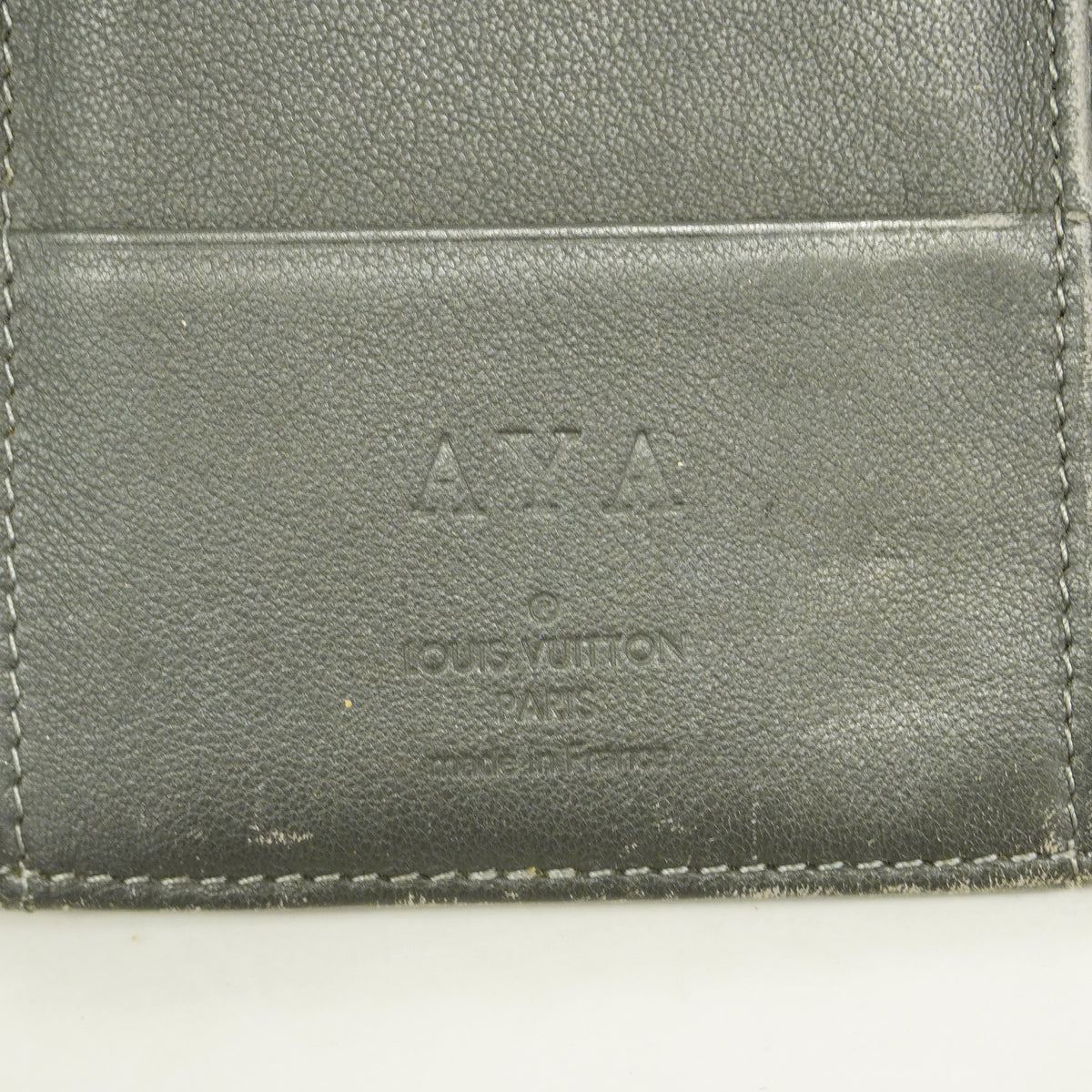 【6id5930】ルイヴィトン 三つ折り長財布 マヒナ ポルトフォイユアメリア M58127 アントラシット【中古】レディース